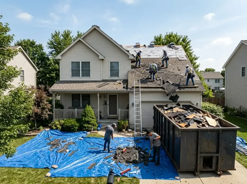 roof-replacement-debris-remova-004 — frequently asked questions, Cheapest Dumpster Rentals in Burkburnett, TX